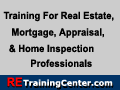 Training For Real Estate, Mortgage, Appraisal, & Home Inspection Professionals