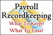 payroll recordkeeping requirements