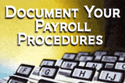 how to document your payroll procedures