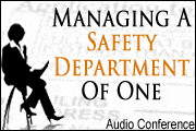 Tips For A One-Person Safety Department