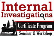 internal investigations certificate