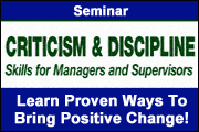 criticism-and-discipline-skills-for-managers-and-supervisors