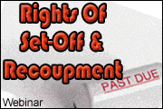 How Rights of Set-off and Recoupment Affect Your Receivables and Claims