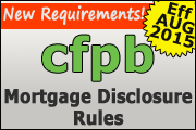 CFPB Mortgage Disclosure Rules: New Requirements