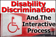 Disability Discrimination And The Interactive Process