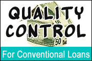 Quality Control For Conventional Loans