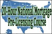 20-Hour National Mortgage Pre-Licensing Webinar, Plus CompuCram Exam Prep